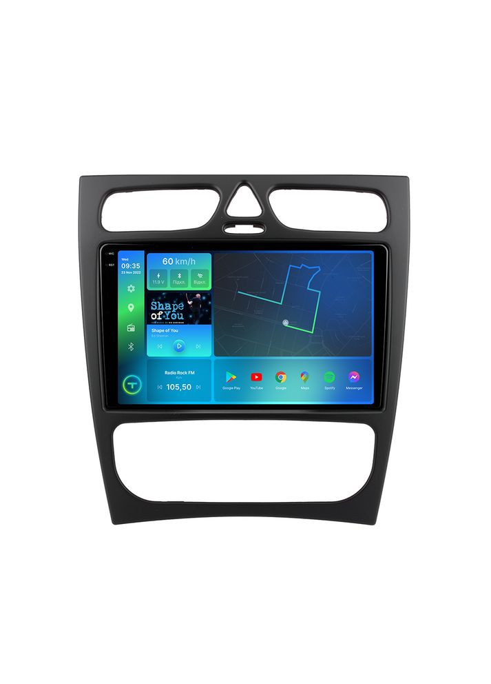 Штатная магнитола 2K Mercedes Cklasse (W203) 2000-2004 F98256 4G Carplay DSP Torssen (307087590)