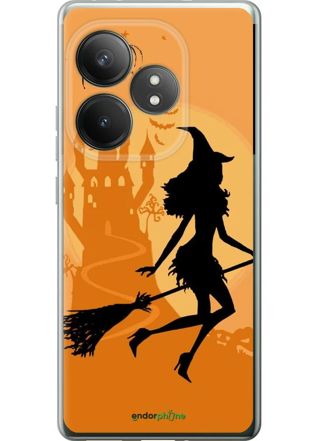Чехол на Realme GT Neo6 SE Ведьма на метле "1184u-3796-70447" Endorphone (365735086)