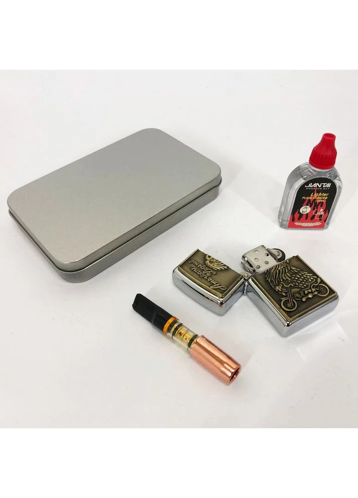 Стильная зажигалка в подарок, Бензиновая зажигалка Необычная Зажигалки бензиновые TI-95 No Brand (378153382)