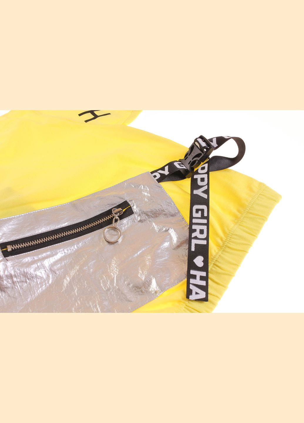 Жовтий літній футболка + бриджі 5088 жовтий і чорний Smile