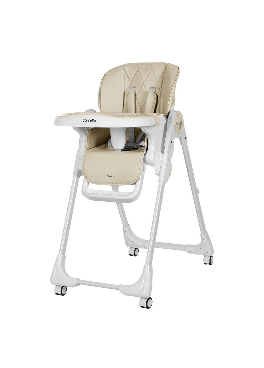 Детский стул для кормления Select CRL-16301 Cotton Beige CARRELLO (329444348)