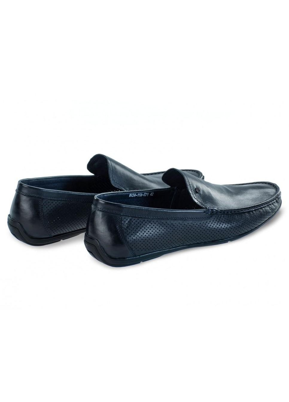 Темно-синие мокасины 7191134 41 цвет тёмно-синий Carlo Delari