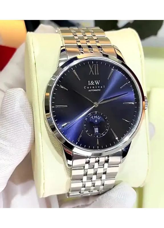 Наручний годинник чоловічий New York Сріблястий (3577) Carnival (362975752)