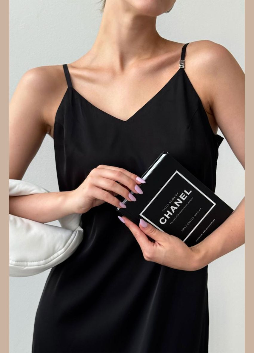 Черное праздничный, коктейльное, вечернее, деловое шелковое платье No Brand