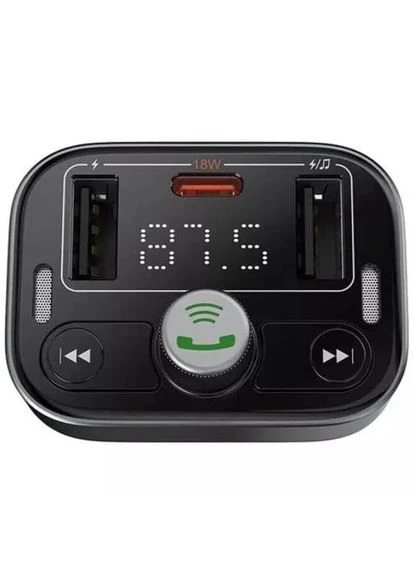FM-трансмітер S-09 Pro Black (C10762200113-00) Baseus (333317041)