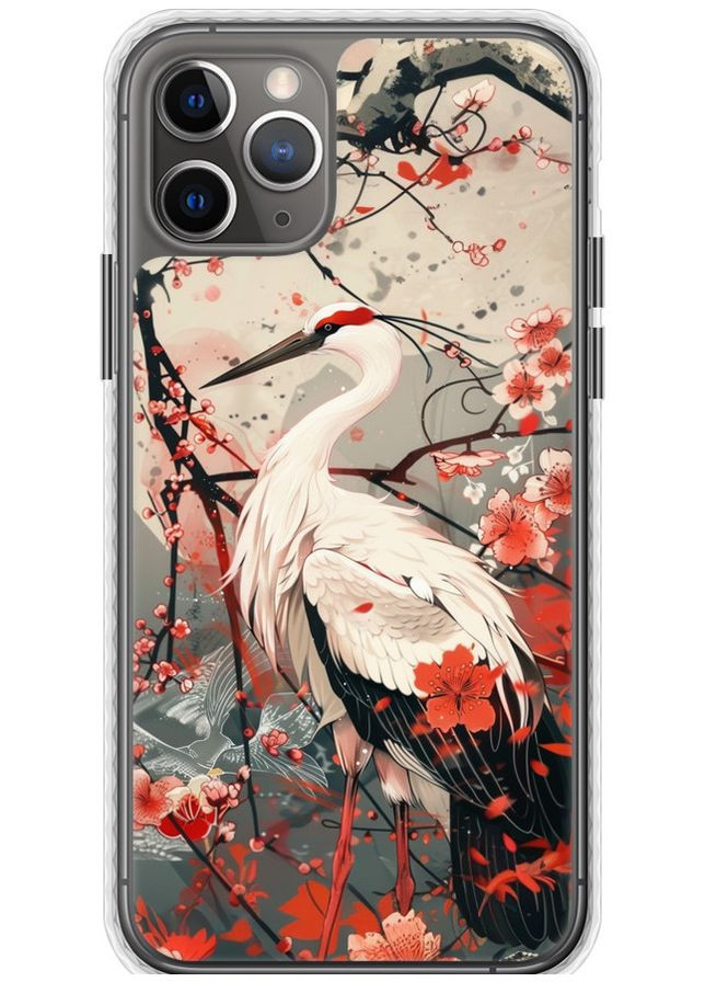 Чехол Bumper чехол 'Аист в цвету сакуры' для Endorphone apple iphone 11 pro max (291424175)