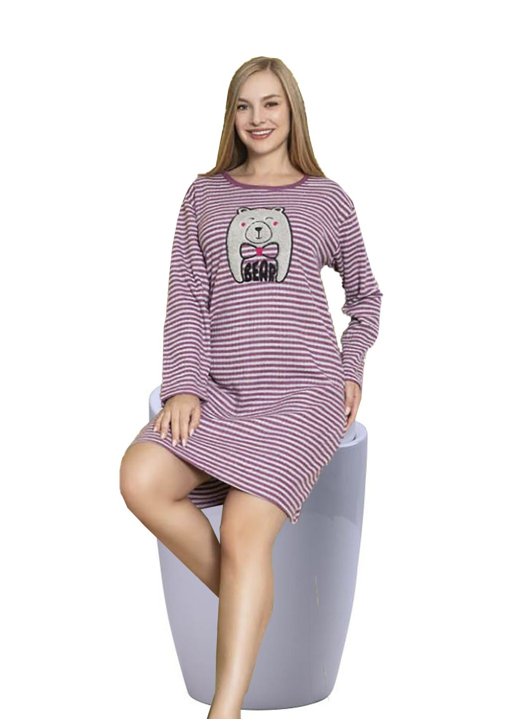 Нічна сорочка домашня сукня Cotton More (304943351)