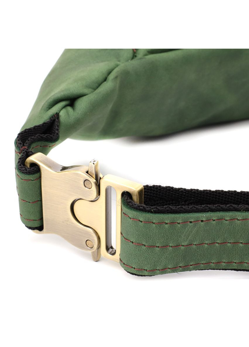 Стильна чоловіча бананка відмінної якості з натуральної шкіри вінтажної шкіри 23142 Shvigel (332983801)