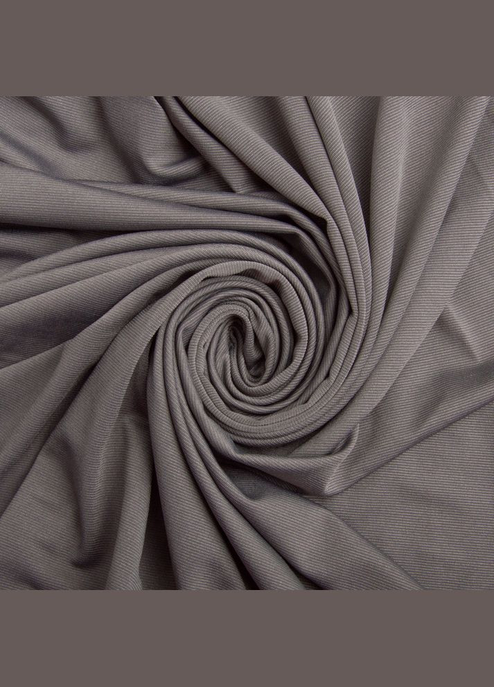Тканина трикотаж Масло, 150 см, легка та еластична тканина, для суконь, спідниць, блузок і тунік сірий IDEIA (335064158)