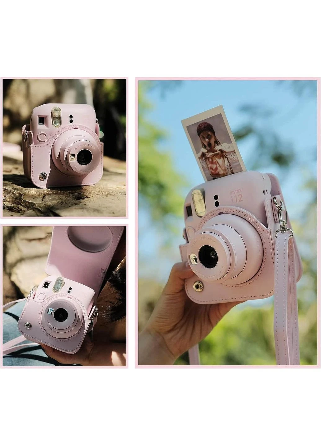 Чехол для фотоаппарата Instax Mini 12 Розовый (2148686502) Fujifilm (362135159)