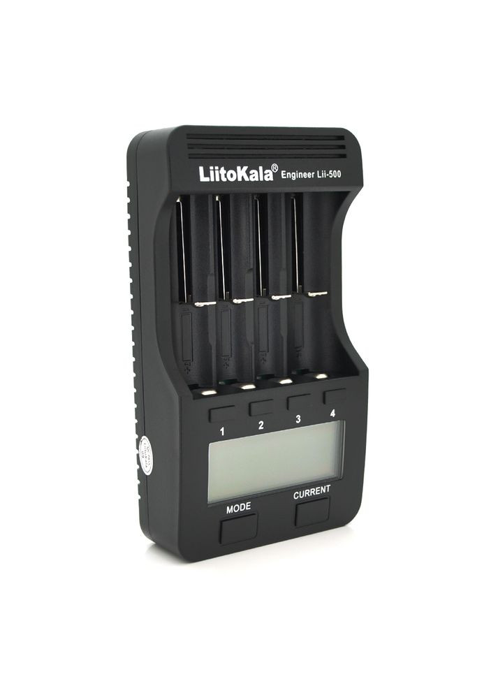 ЗУ універсальне Lii-500, 4 канали, LCD дисплей, підтримує Li-ion, Ni-MH та Ni-Cd AA(R6), ААA(R03), AAAA, С(R14) LiitoKala (314976583)