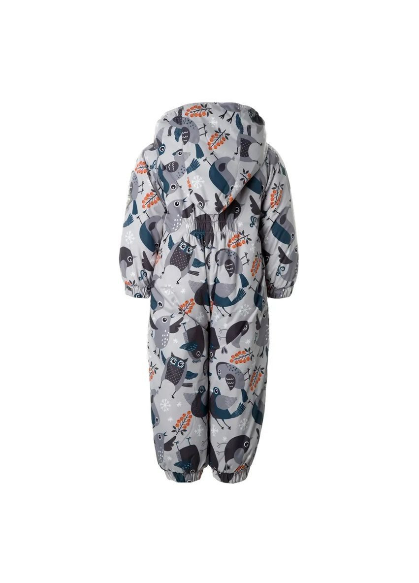 Светло-серая детский зимний комбинезон keira 1, р.68, светло-серый с принтом () Huppa 31920120-33228-068