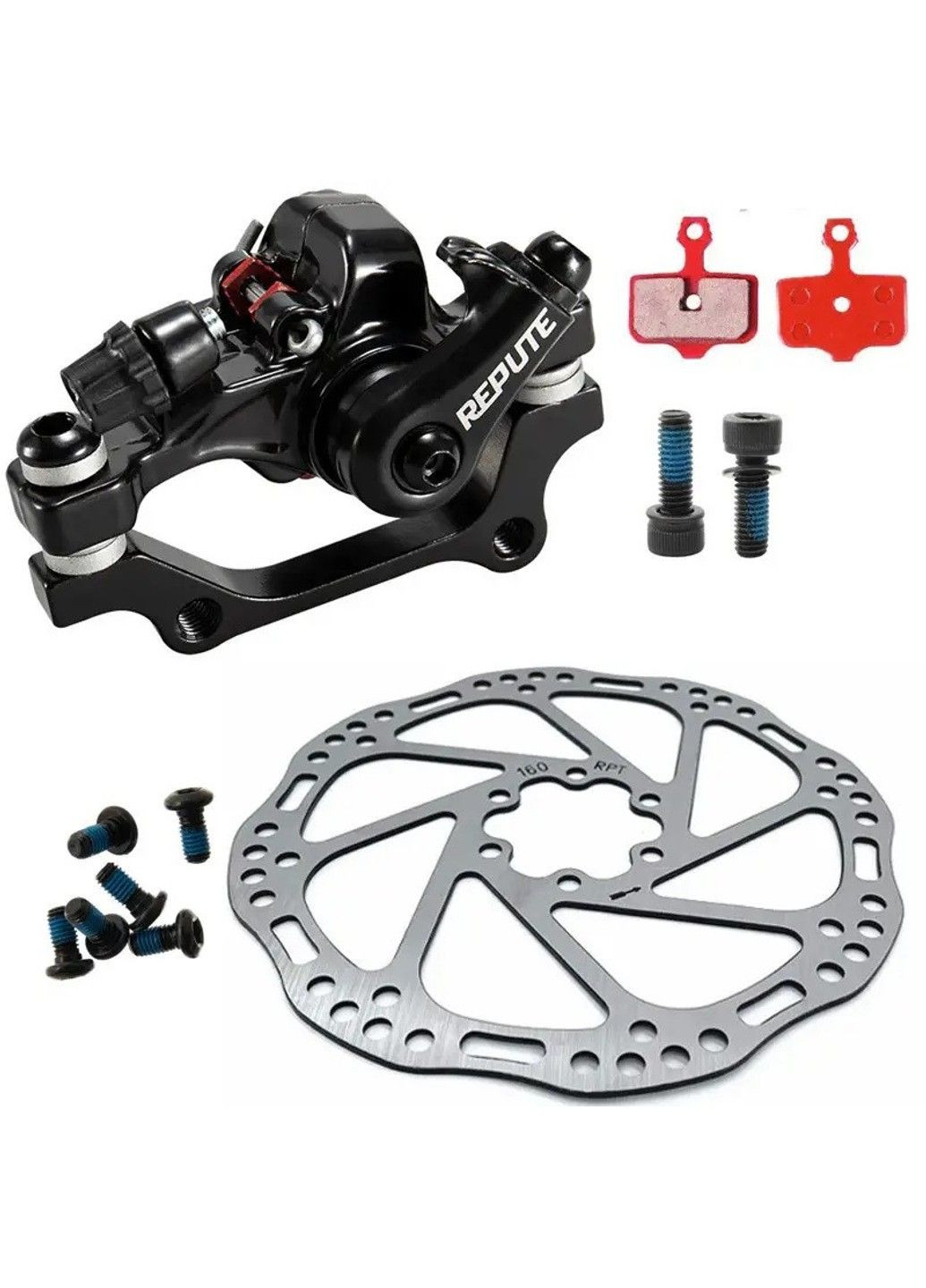 Гальмо дискове DSC310R + ротор 160 мм. задні Repute (359455829)