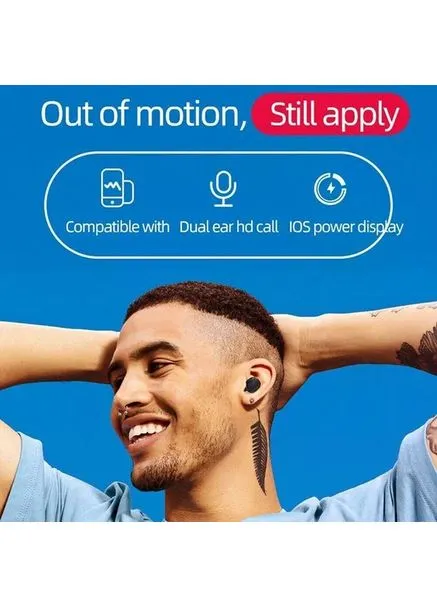 Беспроводные стерео наушники A6S с зарядным кейсом • TWS Bluetooth наушники для музыки, звонков и повседневного использования No Brand 57562 (398291284)