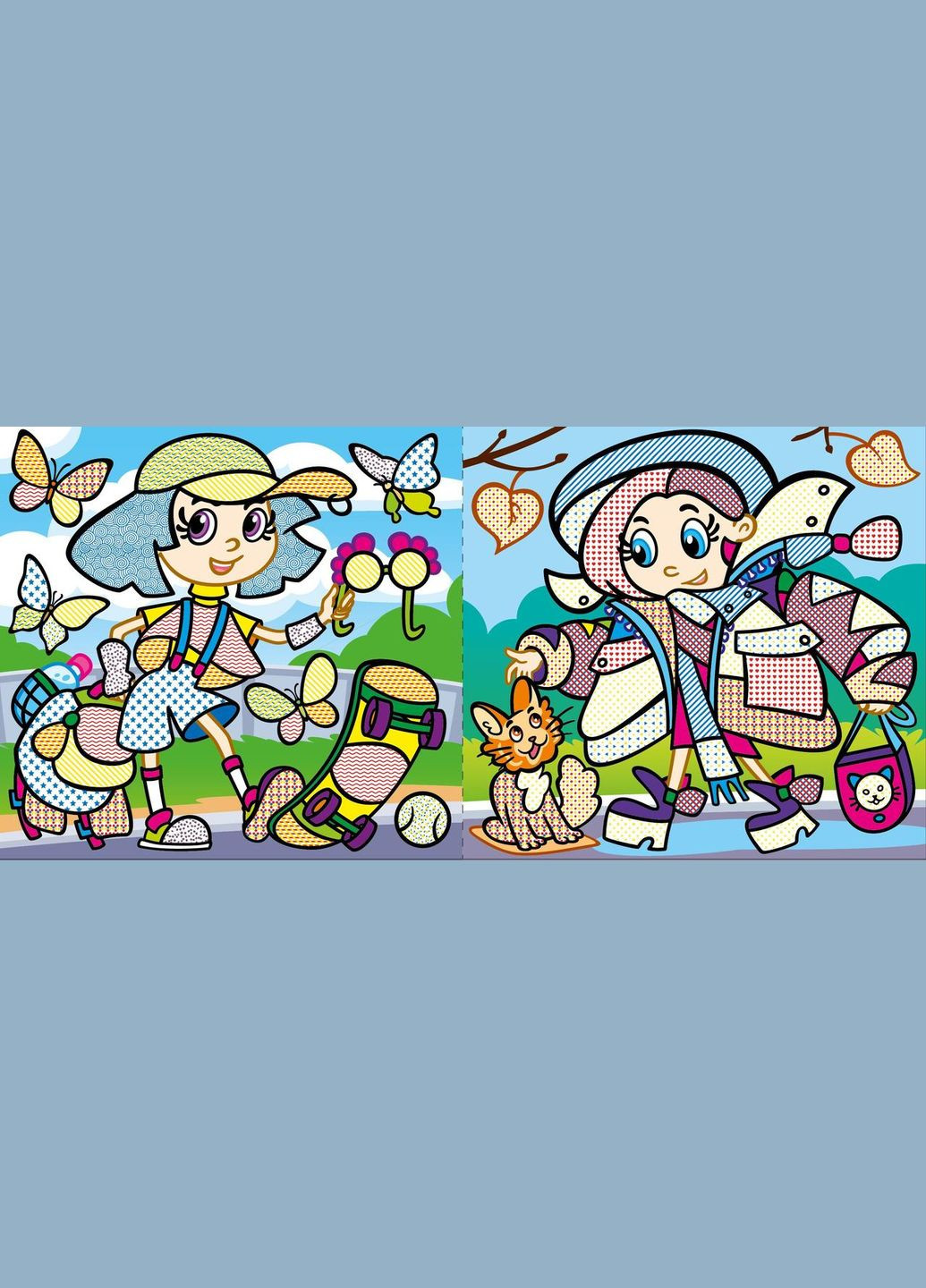 Водные раскраски. Цветной фон. Подружки Кристал Бук (316081364)