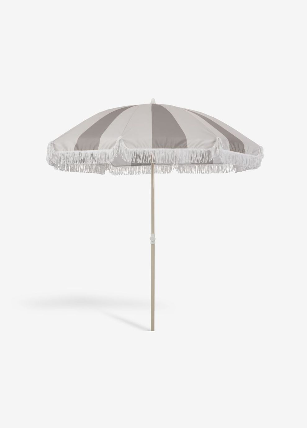 Зонтик для сада 200х226 см полиэстер/полипропилен/сталь серый No Brand (294653073)