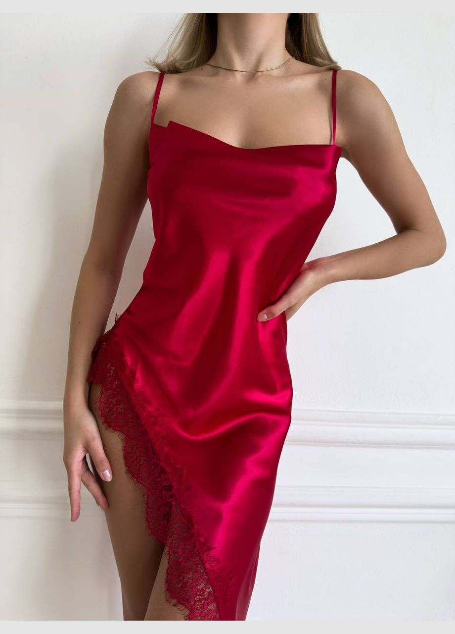 Елегантна нічна сорочка з мереживними вставками Simply sexy (336186344)