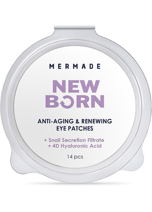 Омолоджуючі гідрогелеві патчі під очі (міні) Snail Secretion Filtrate & 4D Hyaluronic Acid 14шт (1503928-38930383) MERMADE (368665673)