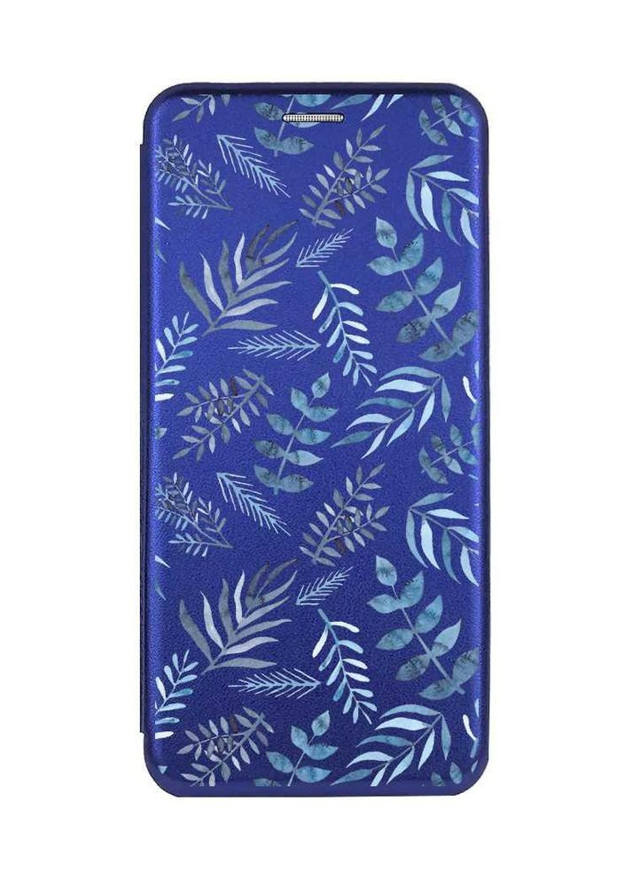 Чохол-книжка з малюнком для Samsung Galaxy А25 (A256) Синій:: Рослинний фон (принт 276) G-Case (360694879)