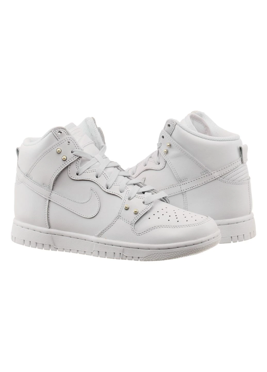 Кроссовки Dunk High Pearl White (DM7607-100) Nike белые (304025596)