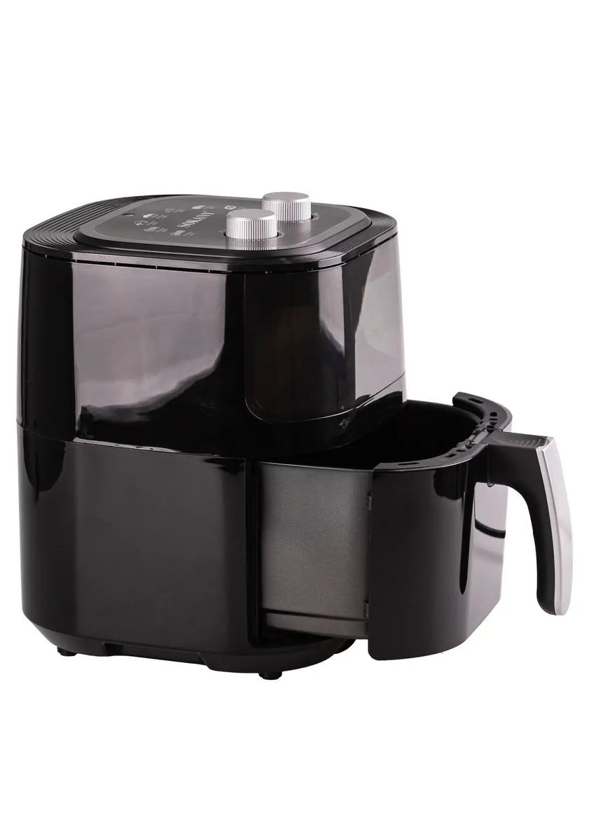 Аерофрітюрниця безмасляна SK-ZG-8028 5л електричний аерогриль з механічним керуванням 1400Вт Sokany (315773905)