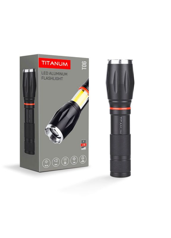 Портативний світлодіодний ліхтарик TLF-T06 300Lm 6500K Titanum (317310751)