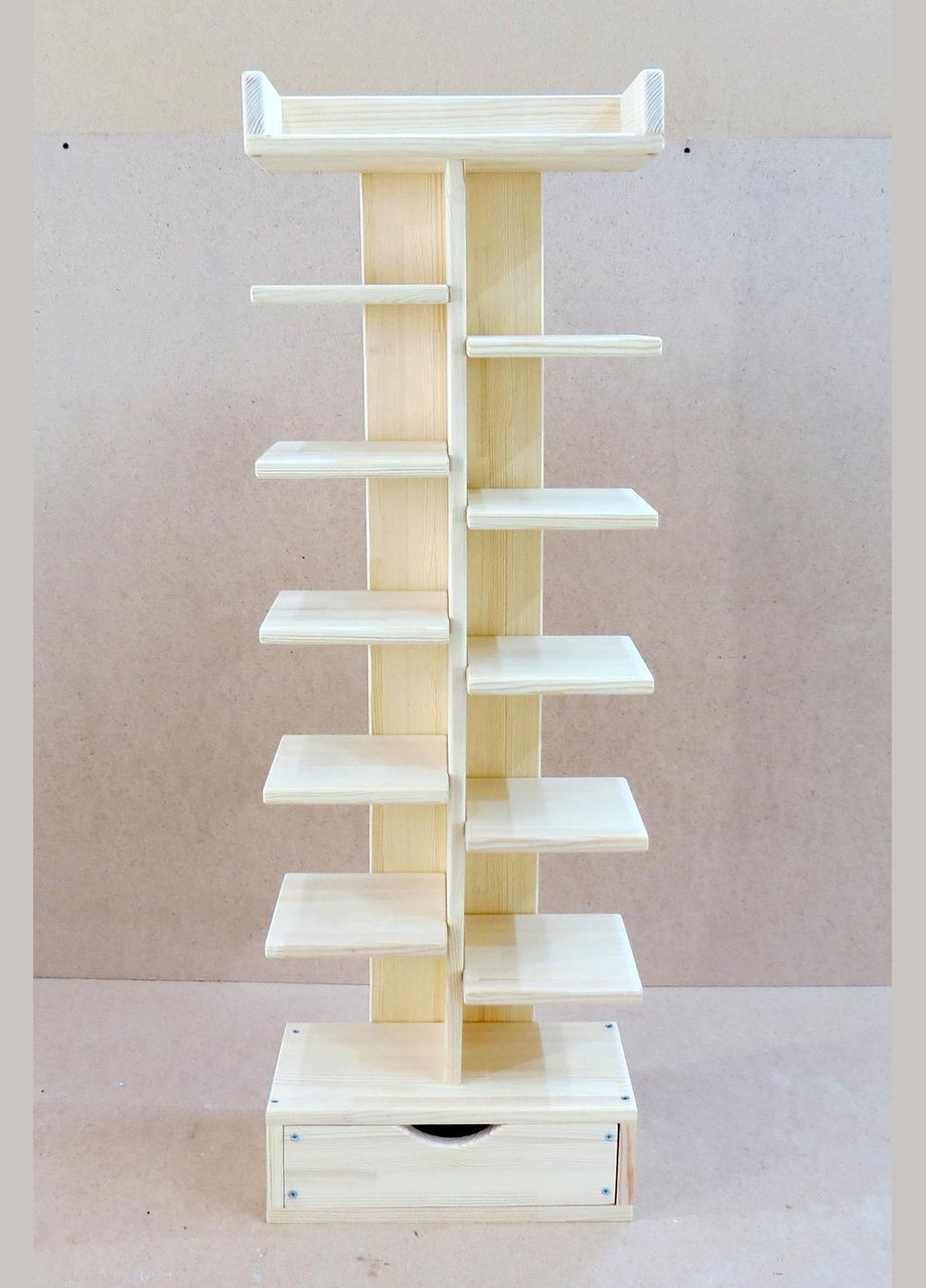 Полиця для взуття з дерева Ірхель 12 бланже (ПДО-127401) No Brand (327860242)