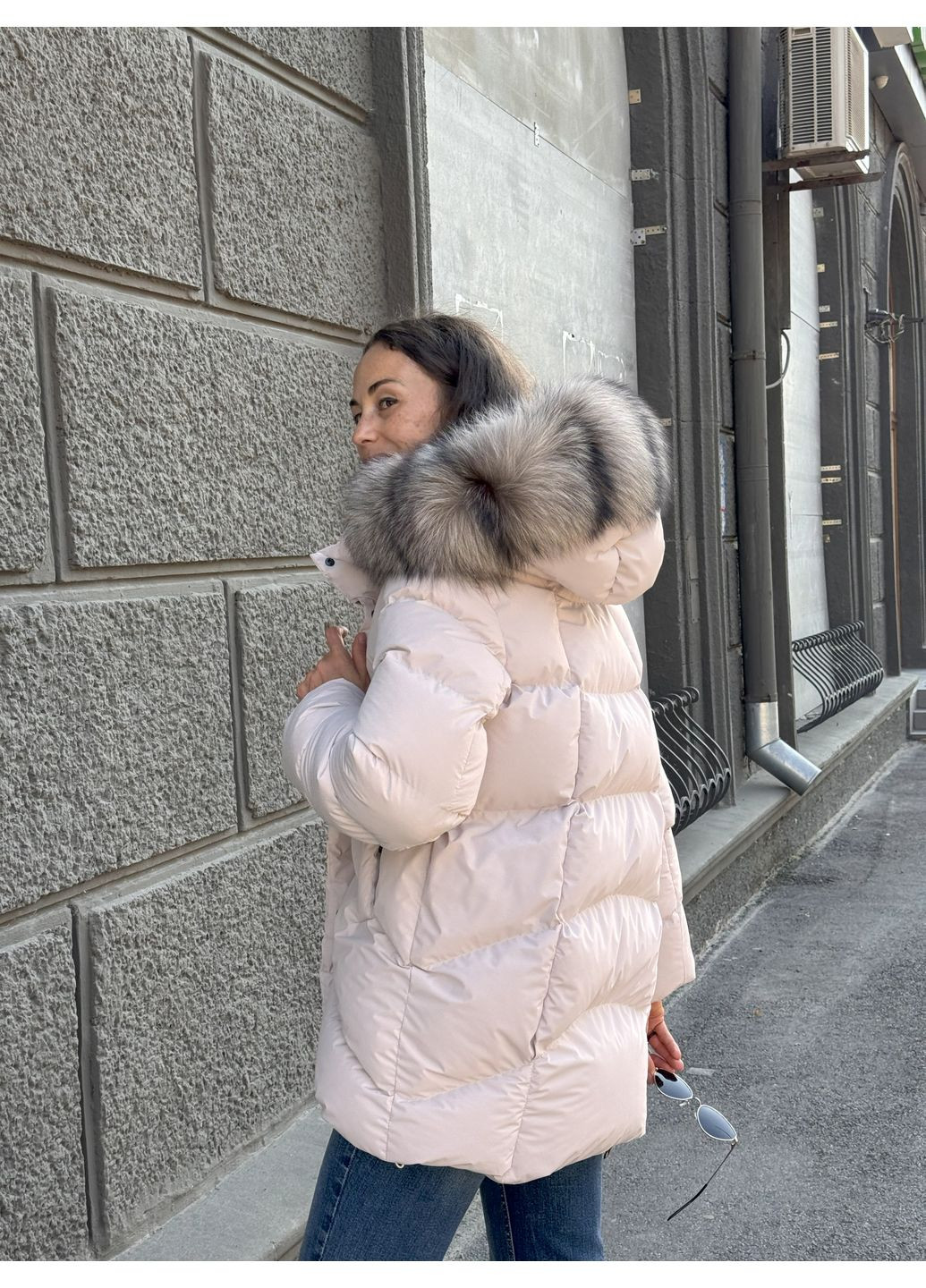 Молочный зимний Пуховик Sifurs