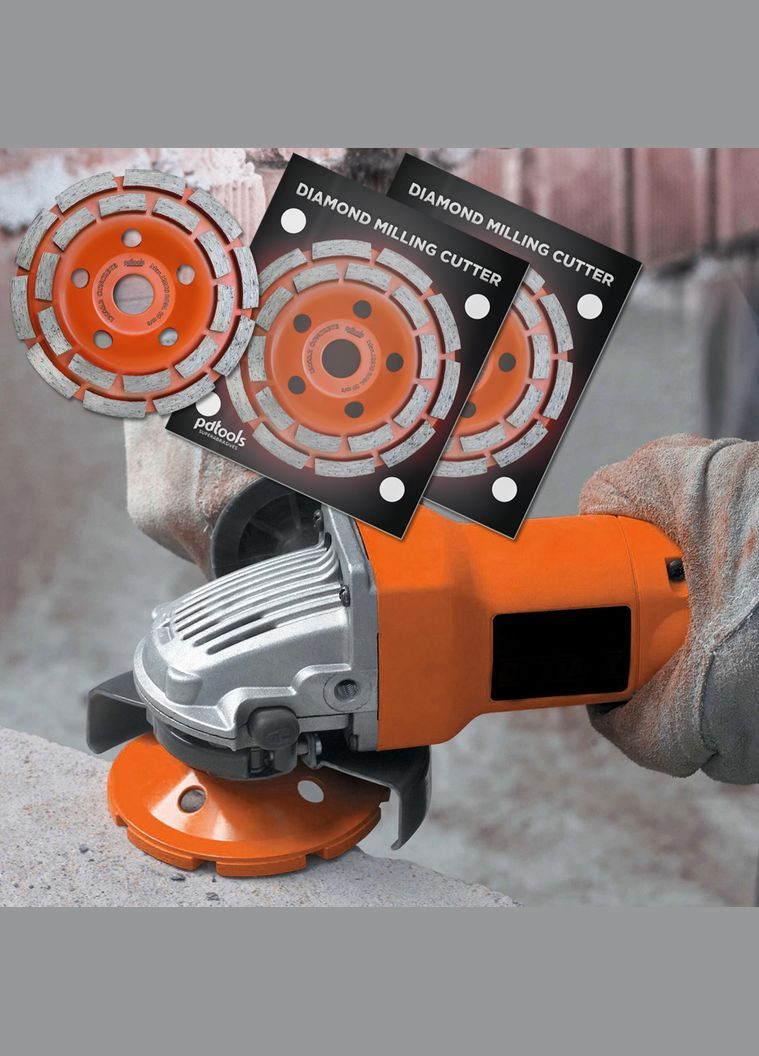 Чашка алмазна шліфувальна по бетону CONCRETE 125 (42159) PDTools (306552521)