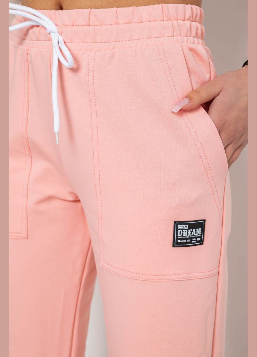 Спортивні штани жіночі, колір світло-бежевий, 247R4670 Antisa (323230870)