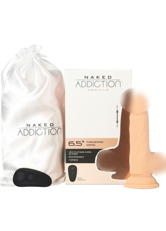 Фалоімітатор трастер Addiction 6.5" Thrusting Dong MULTISHOP Naked (341303918)