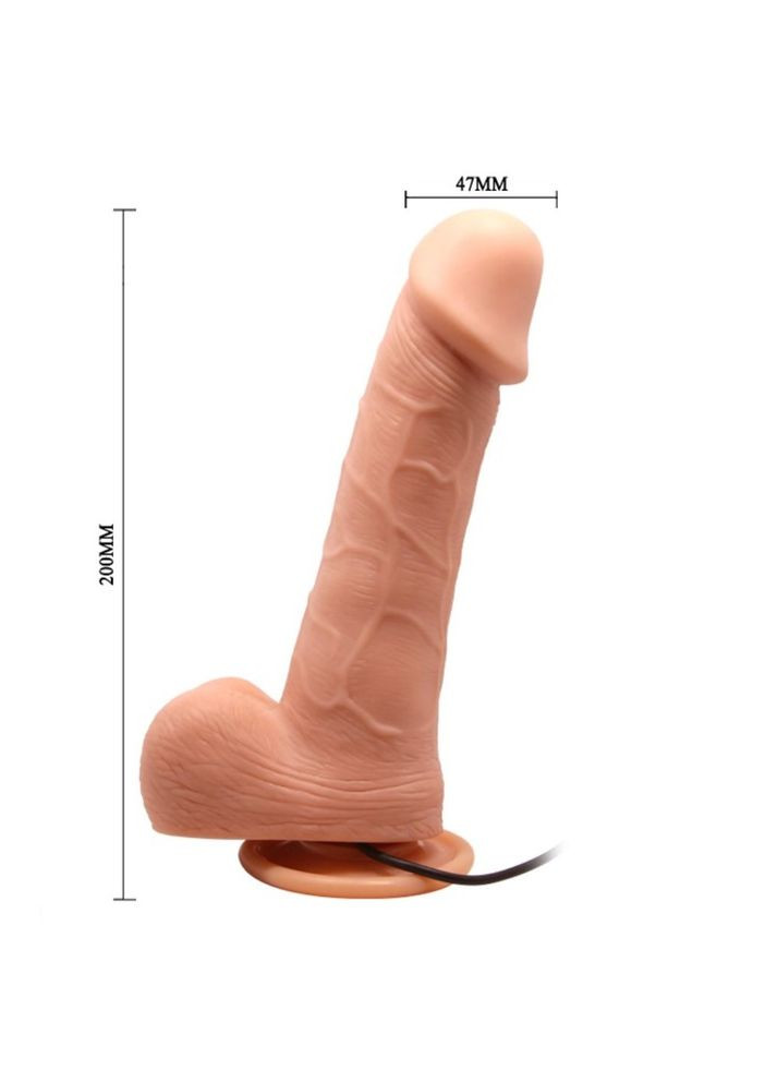 Фалос - ротатор з вібрацією на присосці і виносним пультом BARBARA "Ken" LyBaile (301509959)