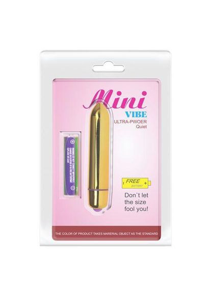 Вибропуля золотистая "Mini vive" LyBaile (301510038)