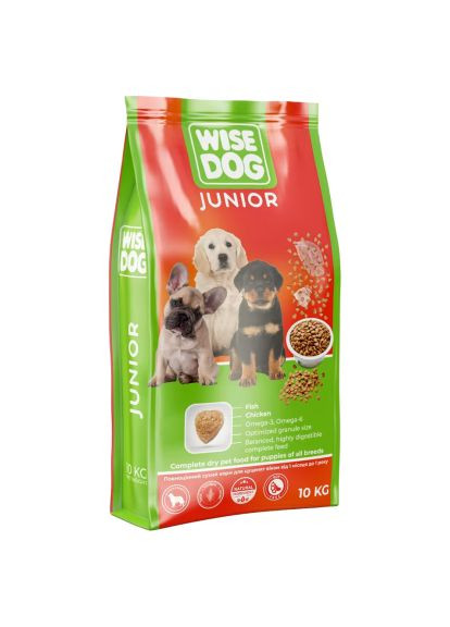 Сухой корм для собак (4820111141234) Wise Dog Junior 10 кг (370020383)