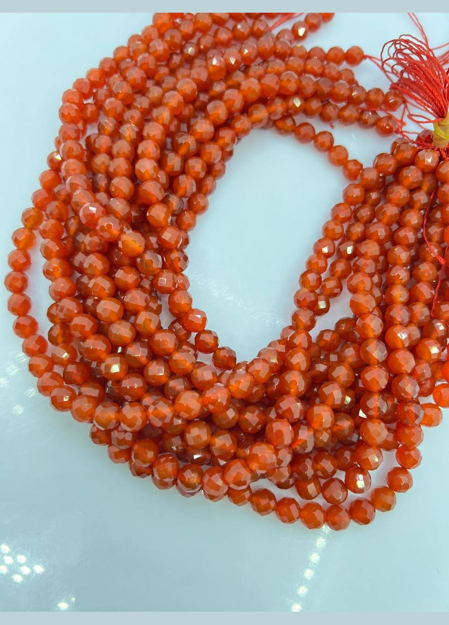 Сердолик на нити без замка 8 мм 40 см Коричневый 11659 No Brand (315343355)