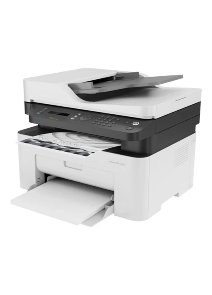 МФУ лазерное ч/б A4 HP Laser 137fnw, White, WiFi, 1200x1200 dpi, факс, до 20 стр/мин, 2-строчный ЖК-дисплей, USB/Lan, картридж Hewlett Packard (383420346)