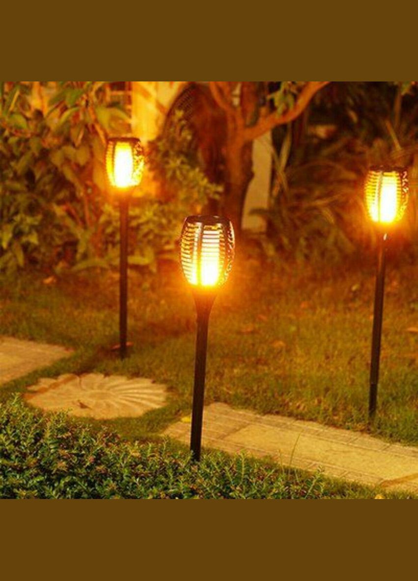 Вуличний ліхтар садово-парковий наземний 39003 на сонячній батареї з імітацією вогню Sirius (342072332)