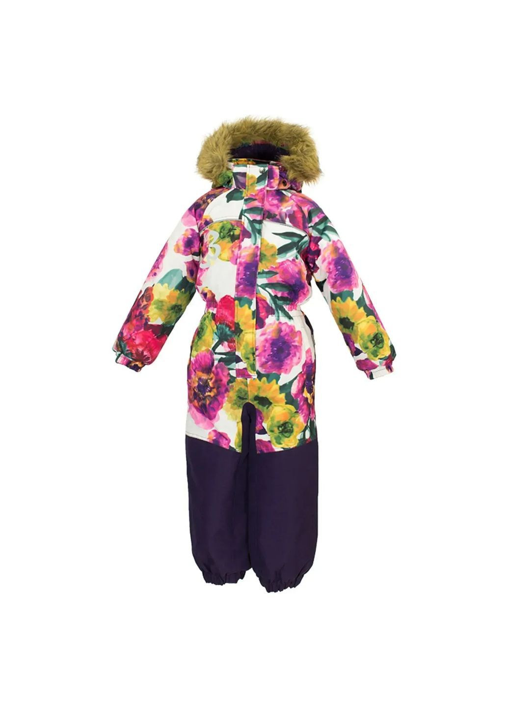 Біла дитячий зимовий комбінезон chloe 1, р.128, білий з принтом () Huppa 36190130-81720-128
