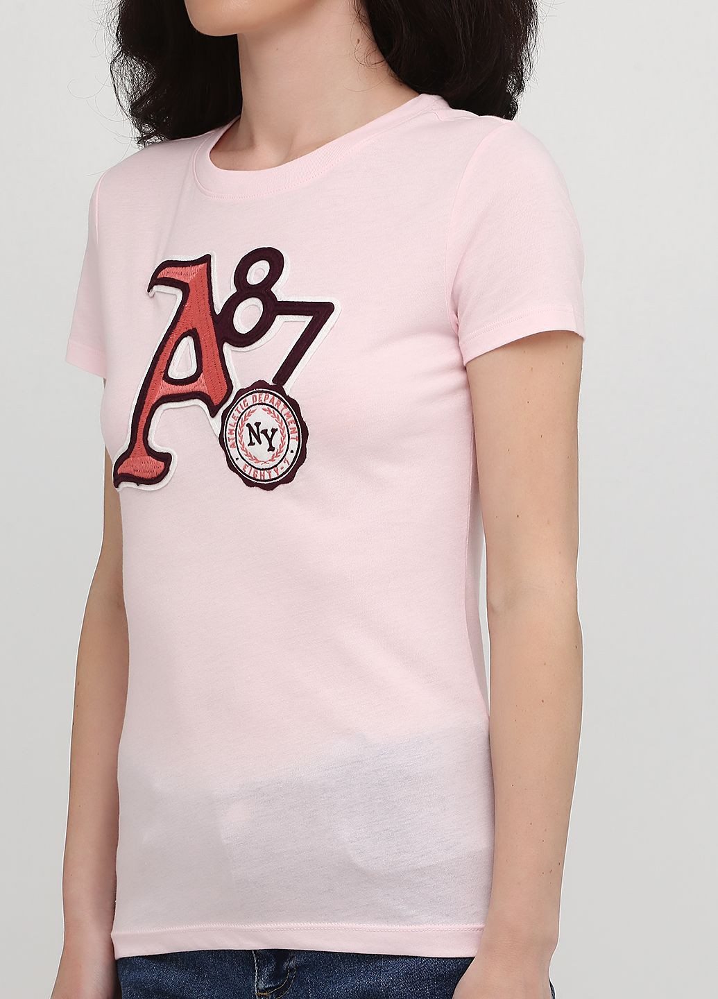 Розовая летняя футболка a0089w Aeropostale