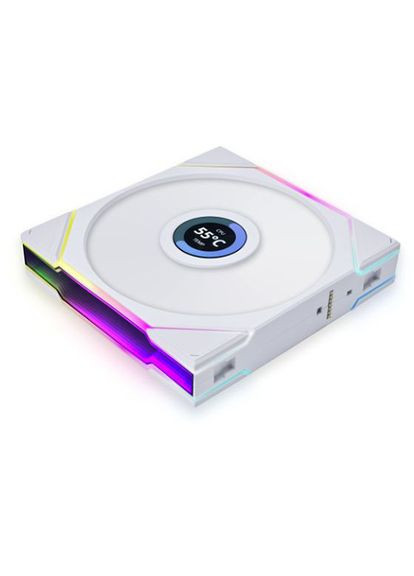 Набір кулерів корпусних TL LCD 120-3 White (G99.12TLLCD3W.00) Lian Li (323091316)