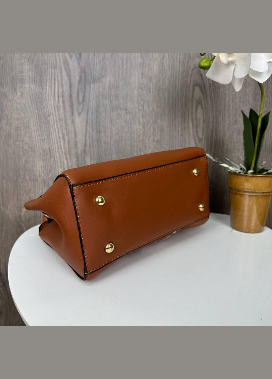 Женская мини-сумочка с вышивкой цветами, маленькая женская сумка с цветочками Коричневый Brettani (336552045)