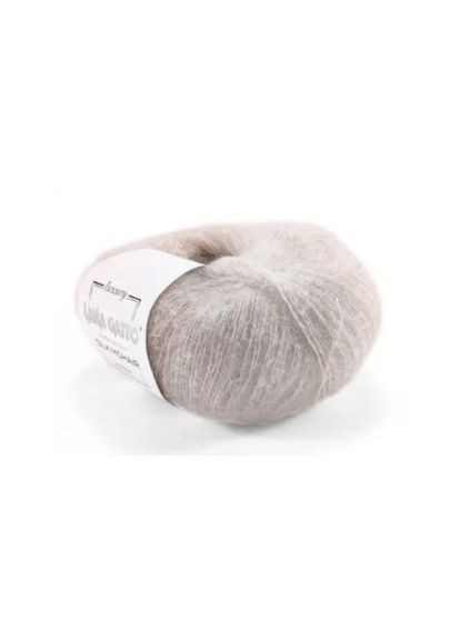 Мохер на шовку Silk Mohair № 6039 крем Сілк Мохер (Італия) Lana Gatto (365829954)