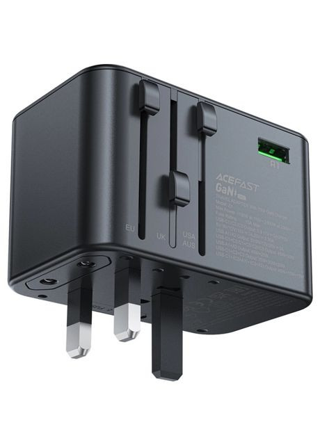Зарядний пристрій 5xUSB 75W (3xUSB-C+2xUSB-A) Gan Z1 Fast Charger Acefast (322336420)