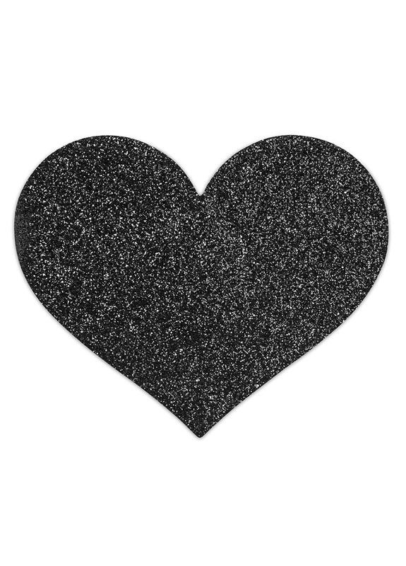 Прикраса на соски Flash Heart Black Bijoux Indiscrets (297865804)