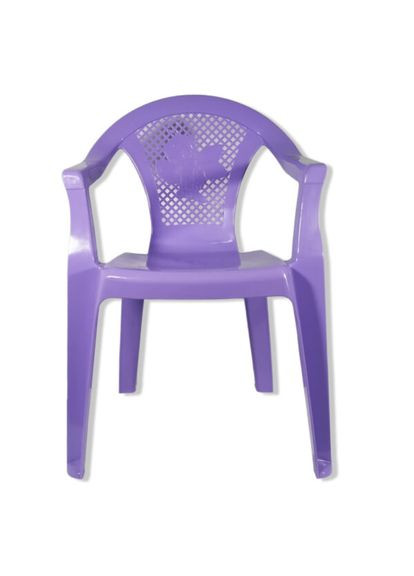 Крісло дитяче 38х38х54 см «» Фіолетовий Plastic's Craft (283250844)