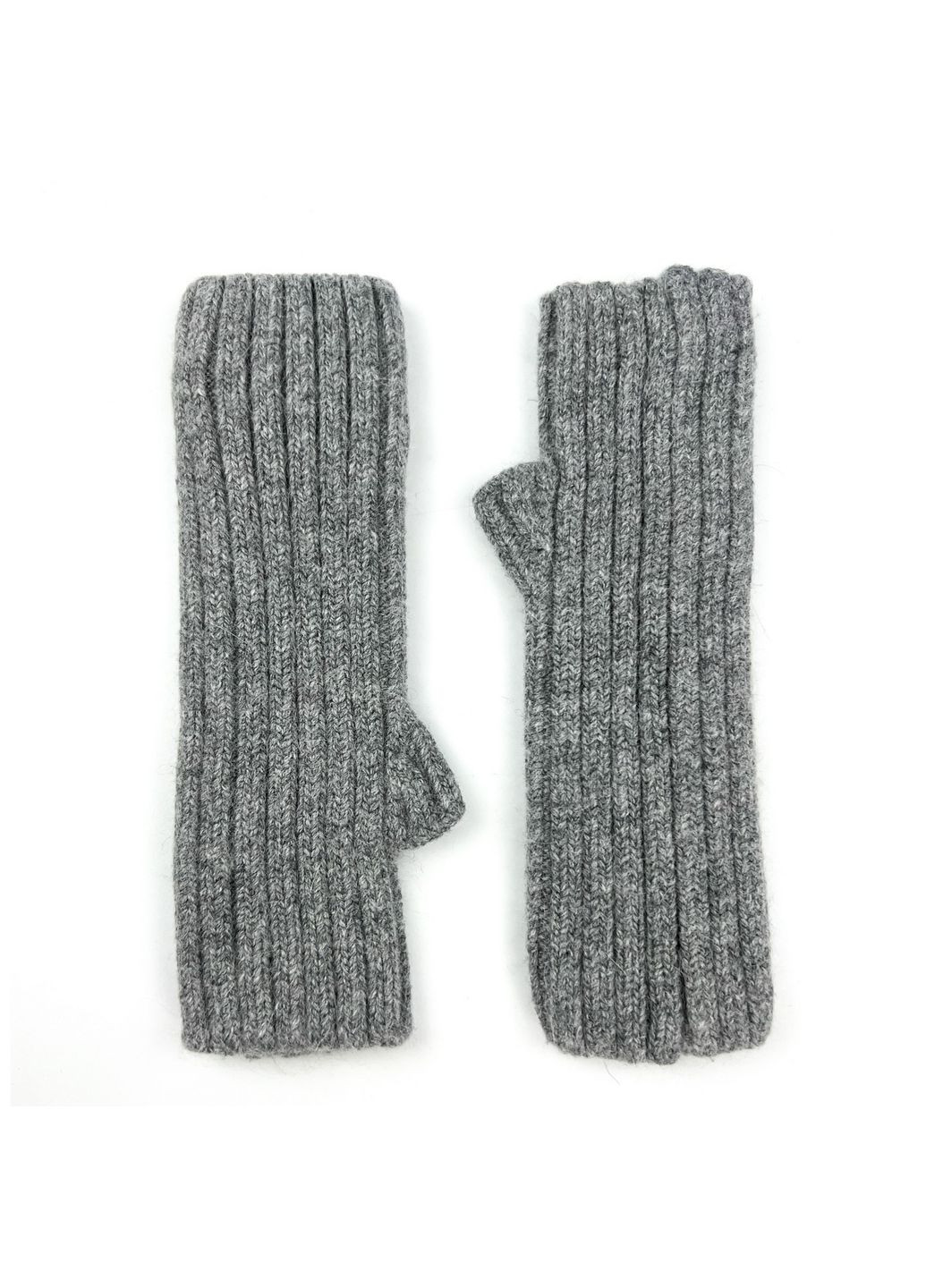 Мітенки жіночі вовна сірі MARLEN LuckyLOOK 255-289 (322792300)