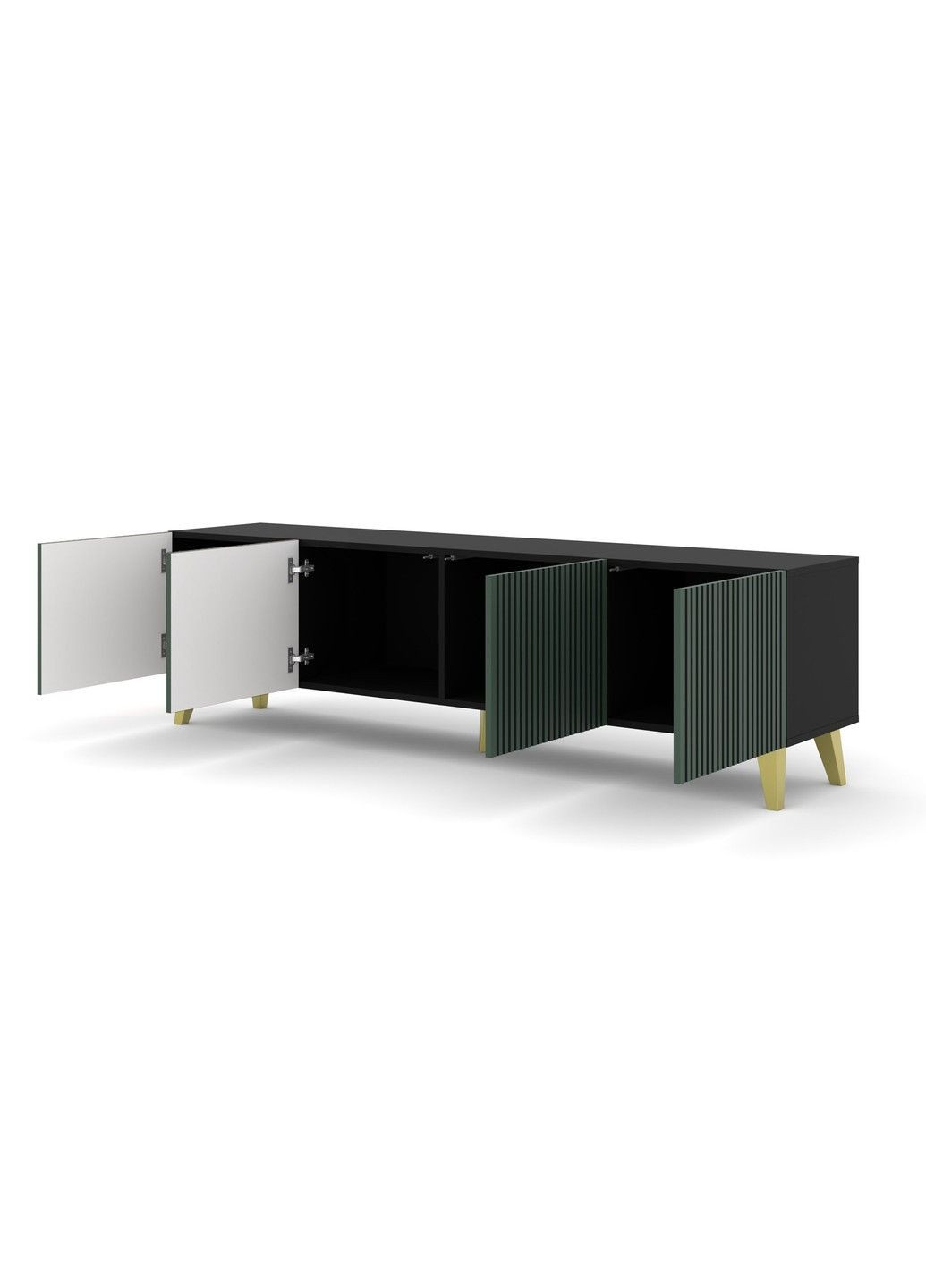 Тумба под телевизор в гостиную Ravenna F 200 4D зеленая Bim Furniture (291124574)