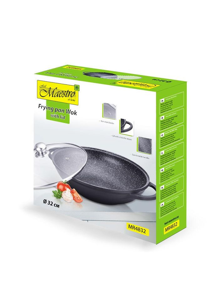 Сковорода WOK MR-4832 32 см Maestro (347246941)