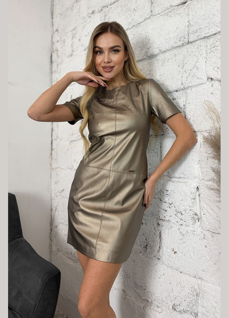 Коричнева святковий, повсякденний, кежуал сукня Zemal