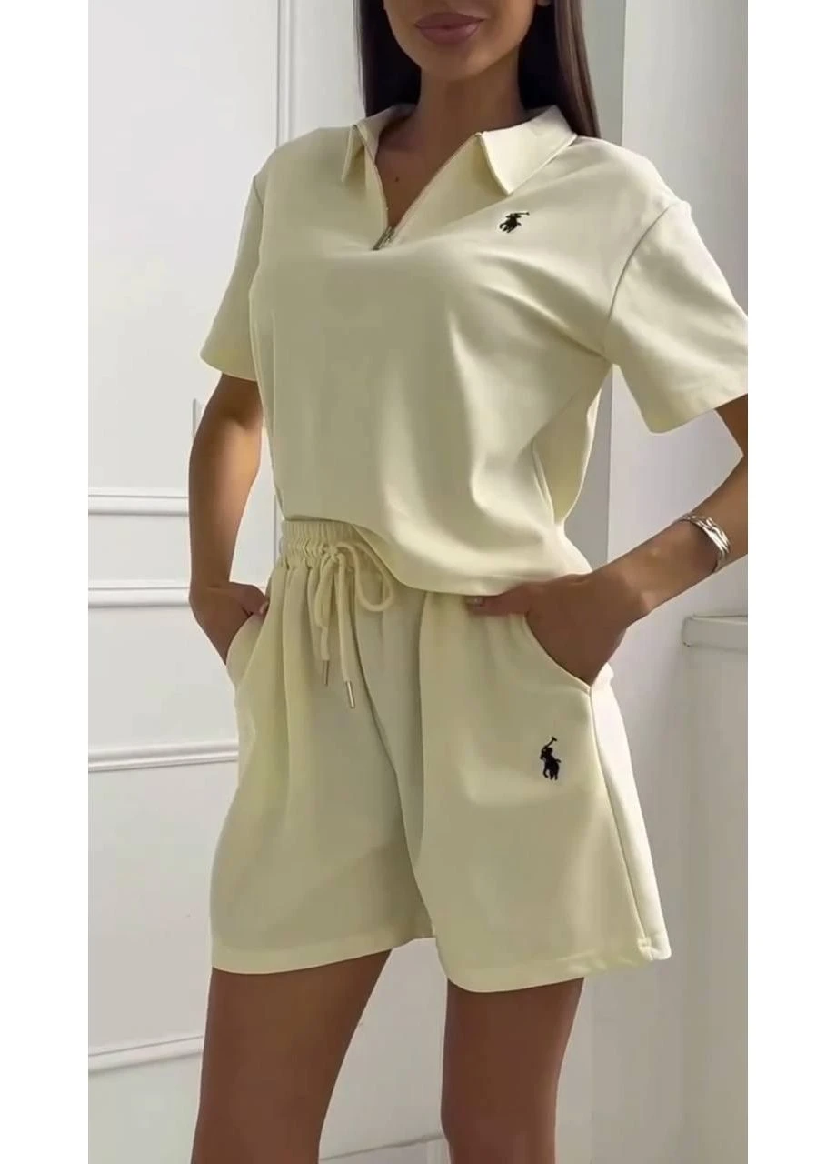 Женский костюм футболка с шортами No Brand (399256216)